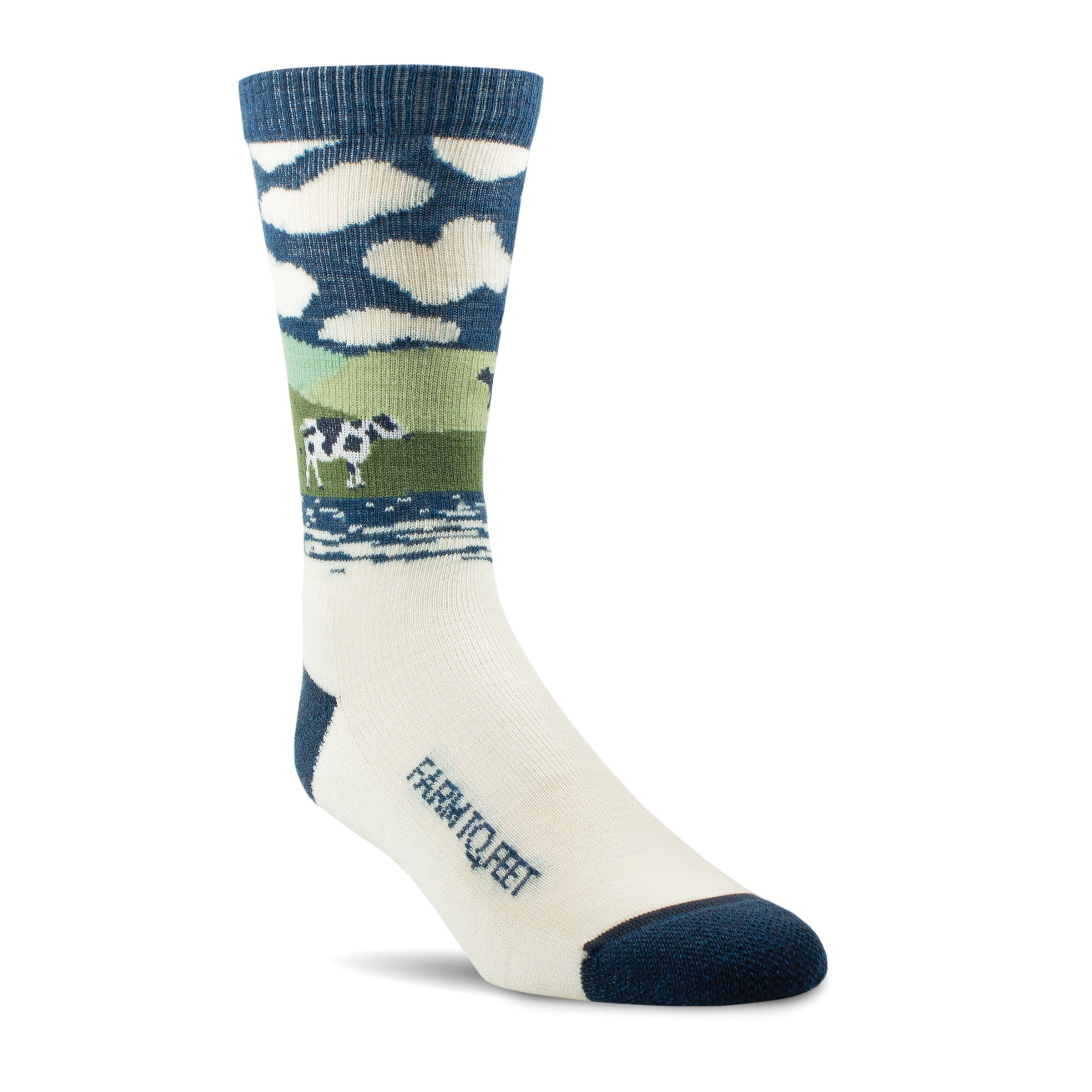 Cheyenne Farm Cow Light Cushion Crew