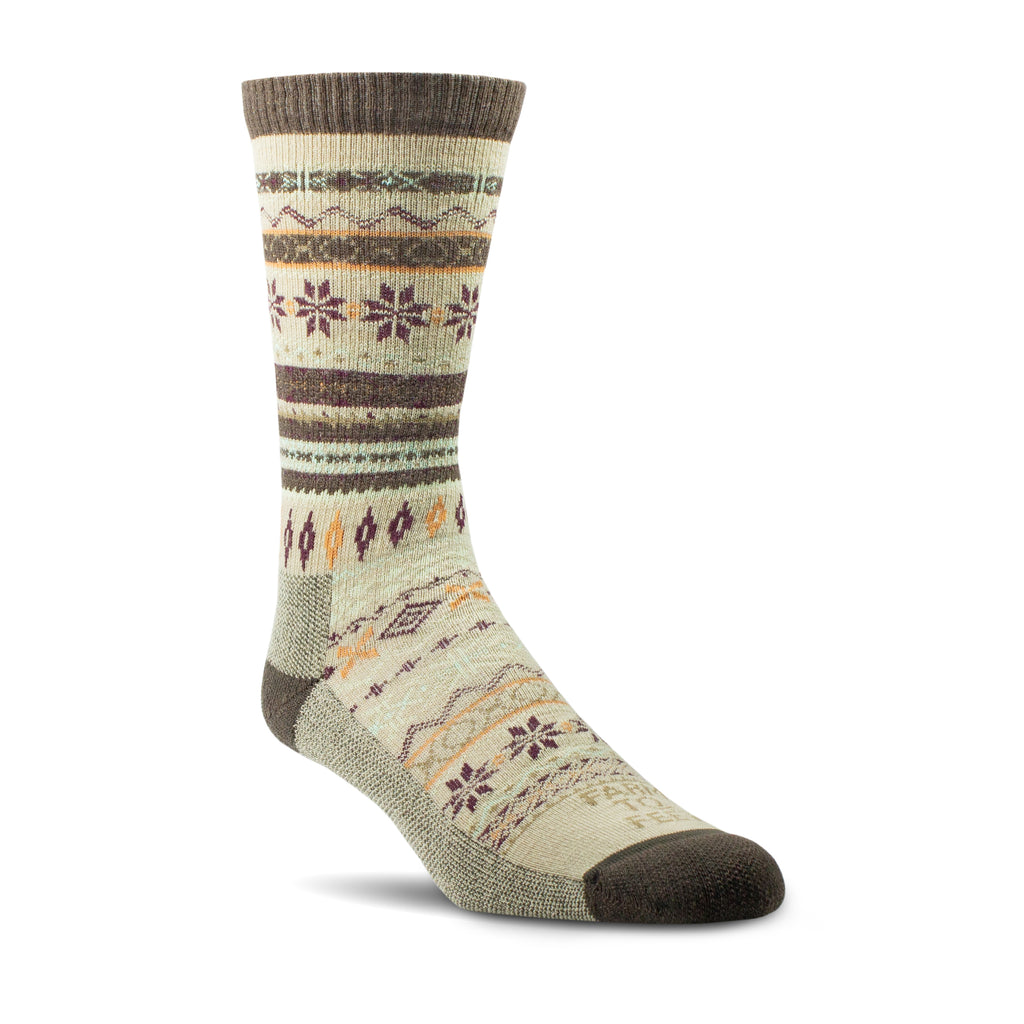 Hamilton Fairisle Light Cushion Crew 【9787】
